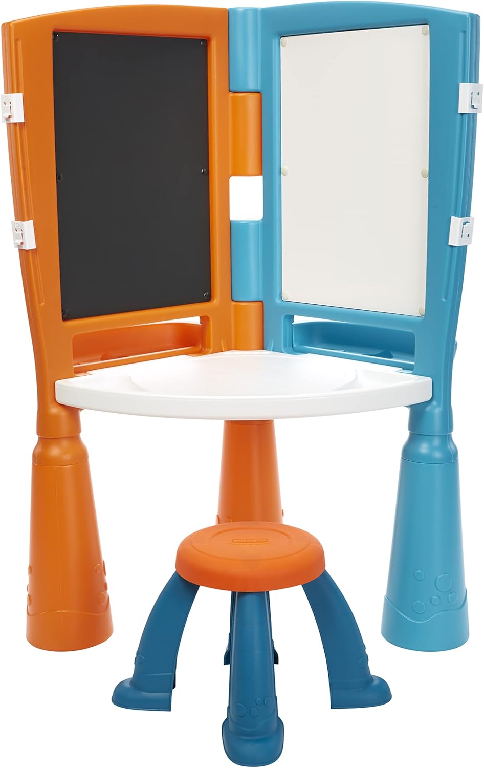 2-in-1 Drawing Table with Three Sides for Kids