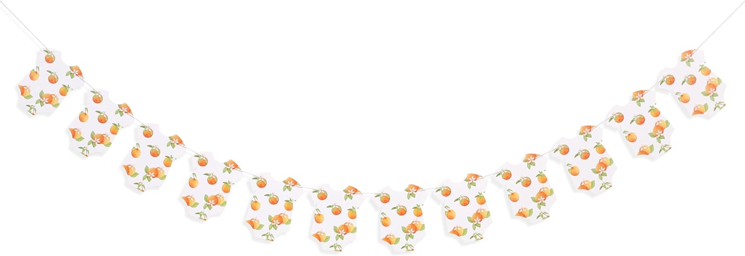 Little Cutie Bodysuit Banner with Citrus Design