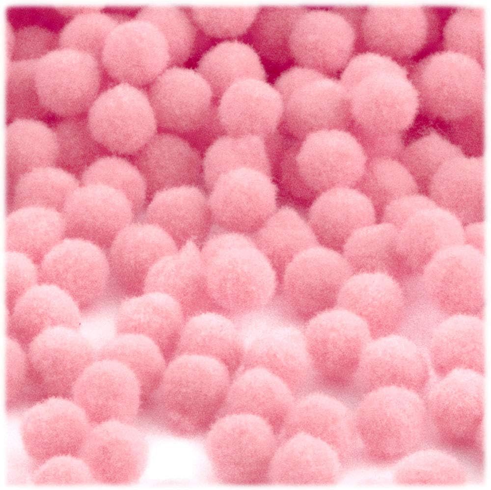 The Crafts Outlet 50-Piece Multi Purpose Pom Poms Pink