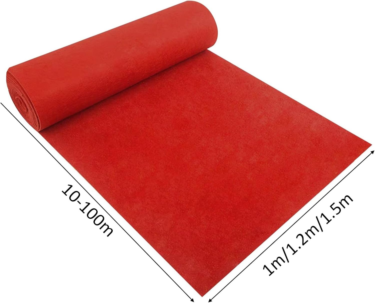 Red Carpet Runner for Wedding Ceremony and Event Decor