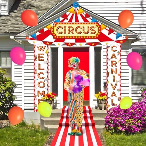 4 Pcs Carnival Entryway Decorations Party Set