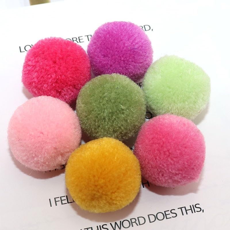 GIOTEL 70Pcs 25mm Tissue Pom Poms for DIY Crafting