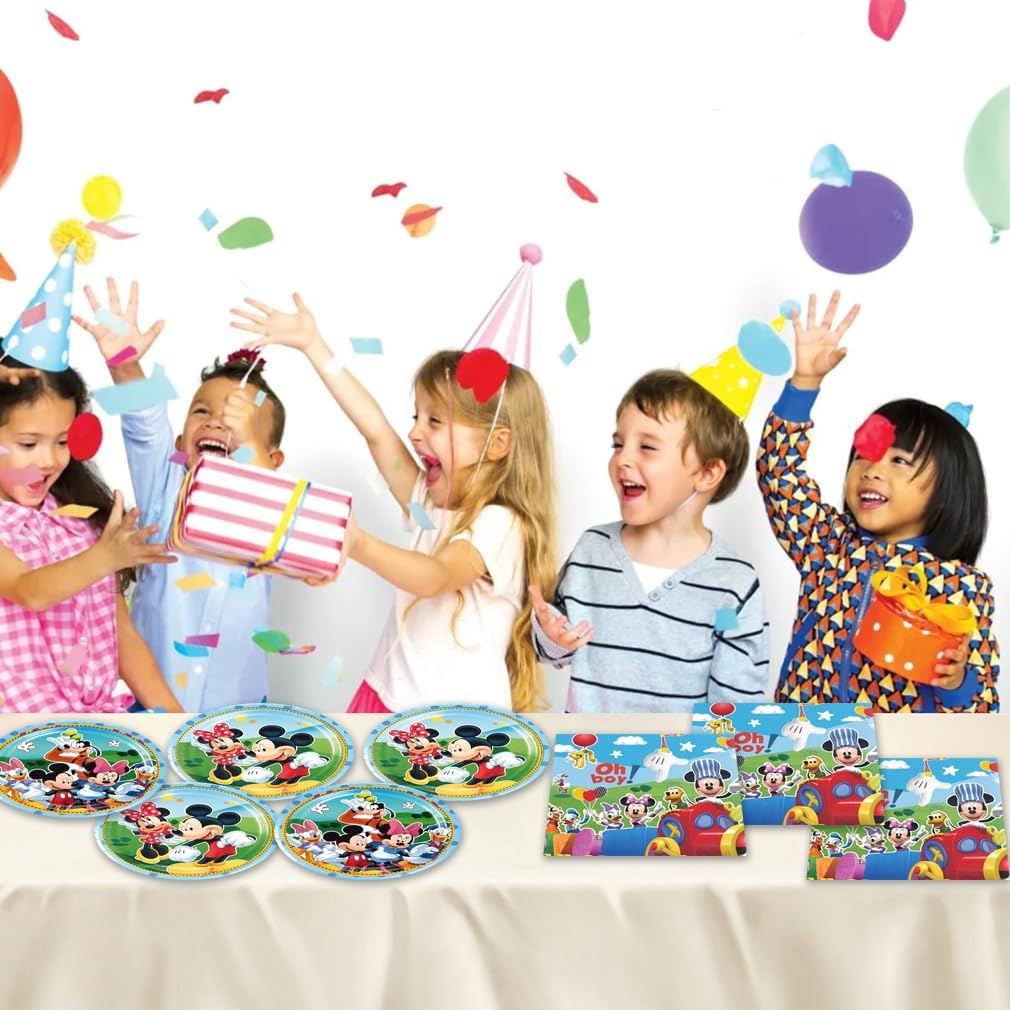 40 Pack Mickey Party Supplies 20 Plates 20 Napkins