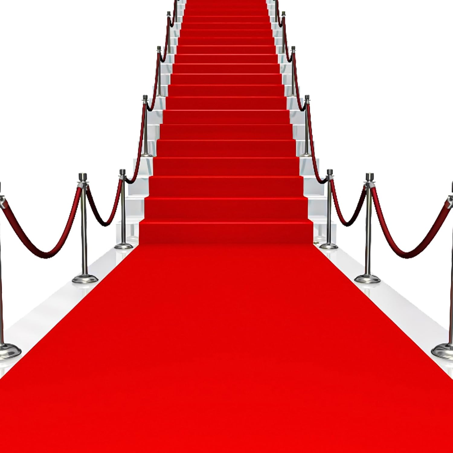 Red Carpet Runner for Party 100 GSM Felt Non-Woven Fabric Runway Carpet for Event