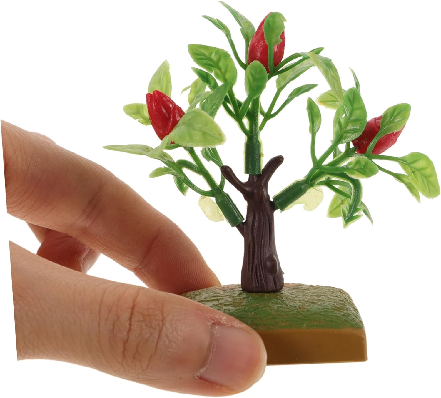Happyyami 10pcs Miniature Model Trees for Crafts and Decorations