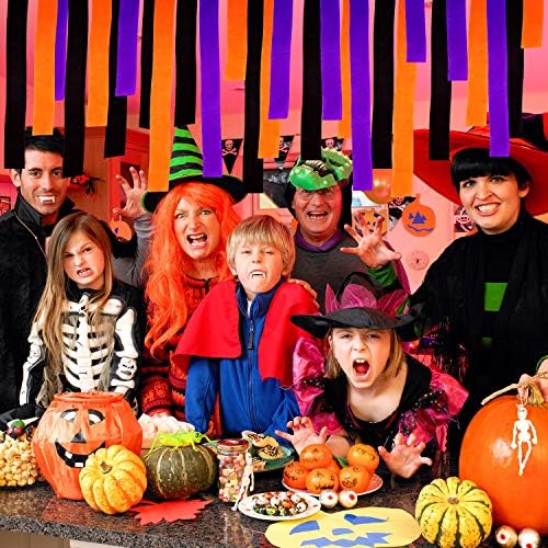 12 Rolls 836 Feet Halloween Crepe Paper Streamers