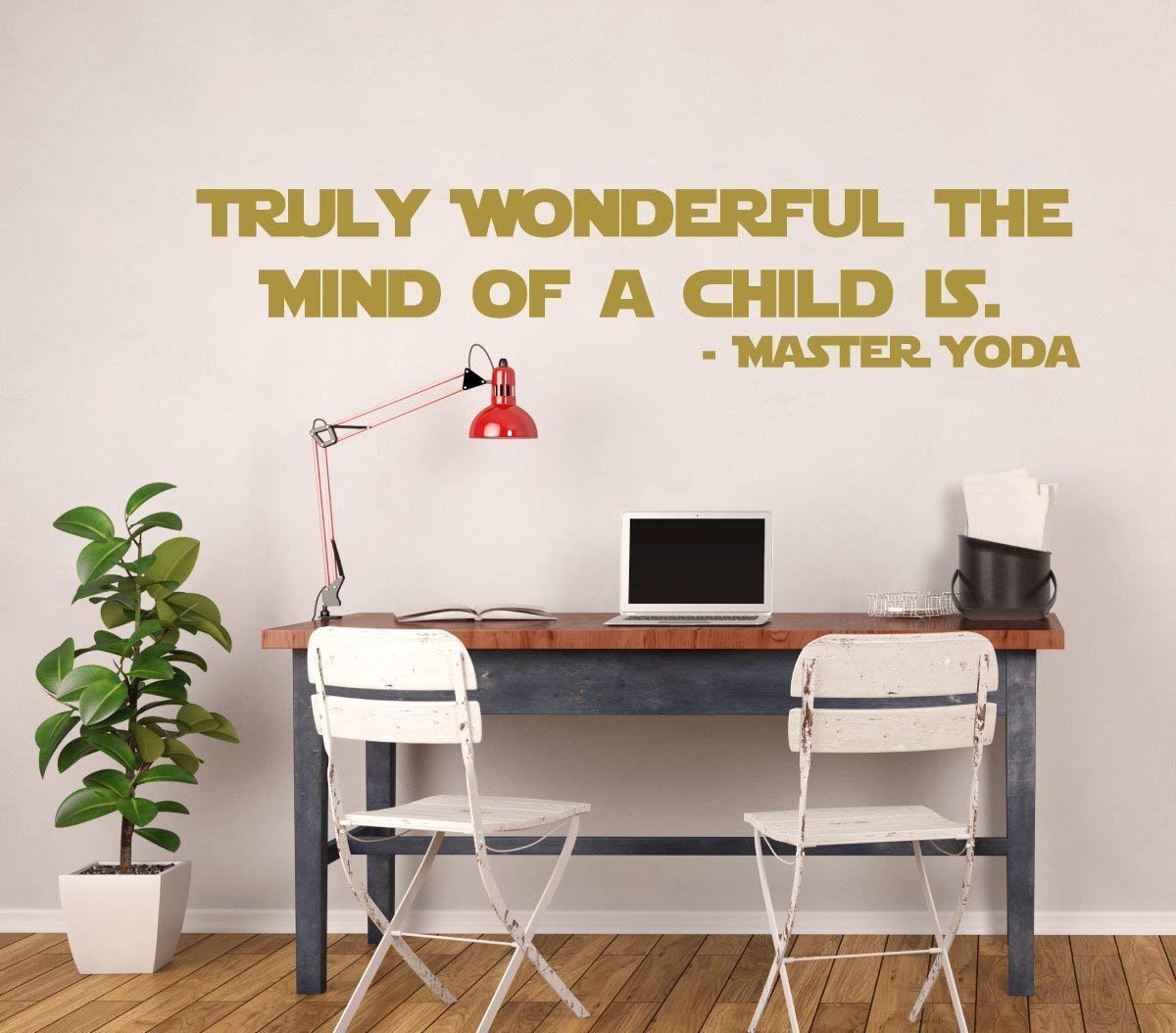 Yoda Child Quote Decal - Star Wars Vinyl Sticker - Wall Art for Bedrooms and Playrooms
