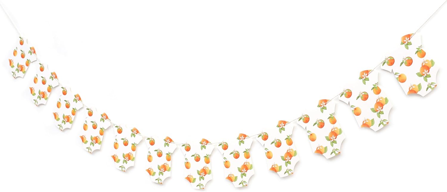 Little Cutie Bodysuit Banner with Citrus Design