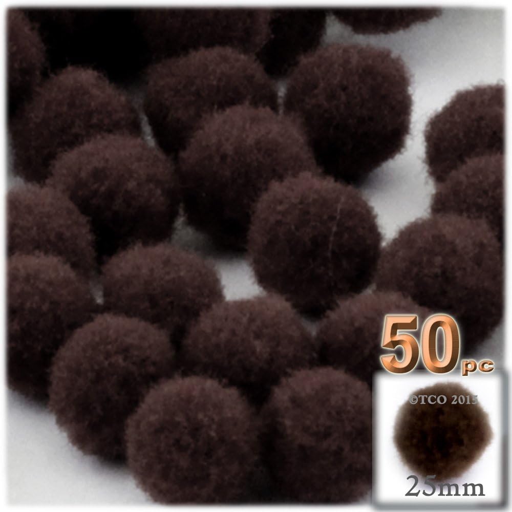 Crafts Outlet 50 Piece Multi Purpose Pom Poms