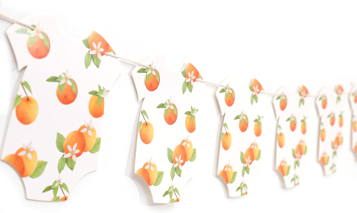 Little Cutie Bodysuit Banner with Citrus Design