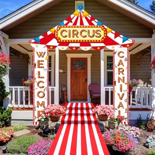 4 Pcs Carnival Entryway Decorations Party Set
