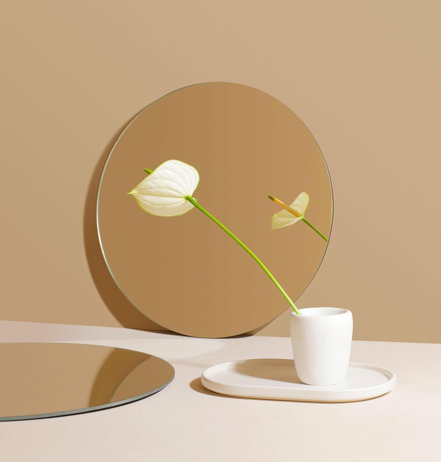 Round Mirror Centerpieces Set of 12 2mm Thick 12 Inch Glass