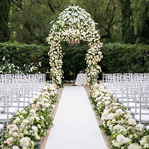 Venker Wedding Aisle Runner 100ftx3ft White Printing