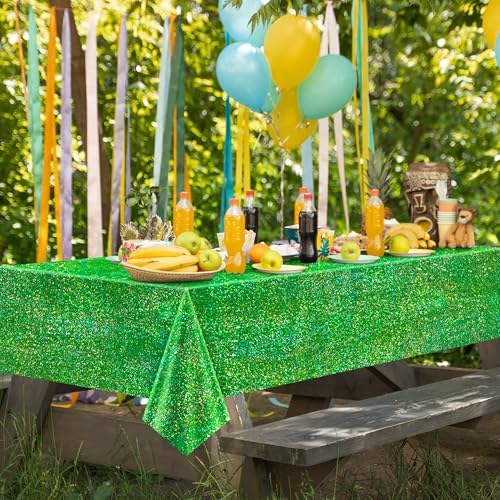 Green Holographic Laser Tablecloth 40x108
