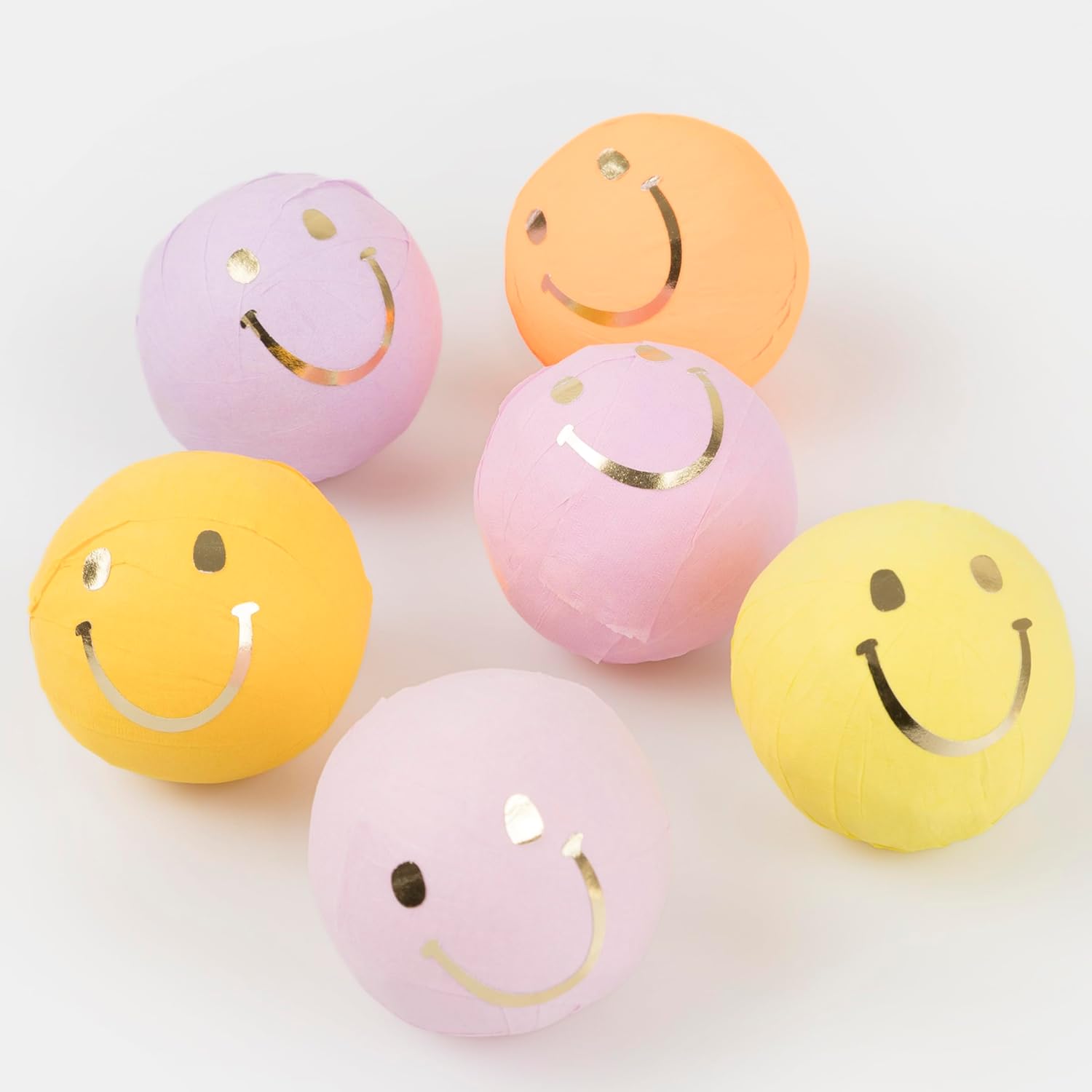 Meri Meri Happy Face Icons Surprise Balls Pack of 6