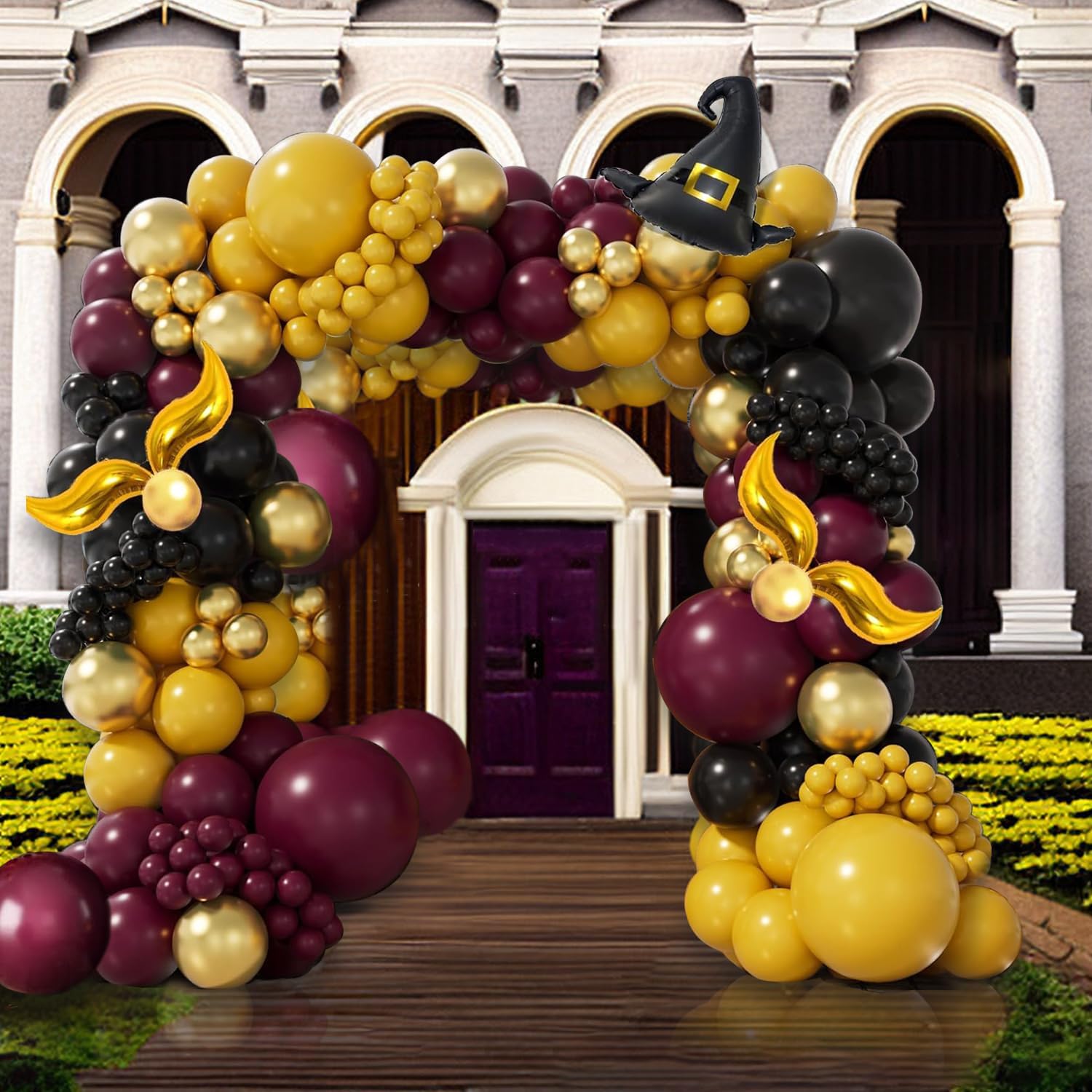 Halloween Balloon Arch Kit 139Pcs Wizard Theme Decor