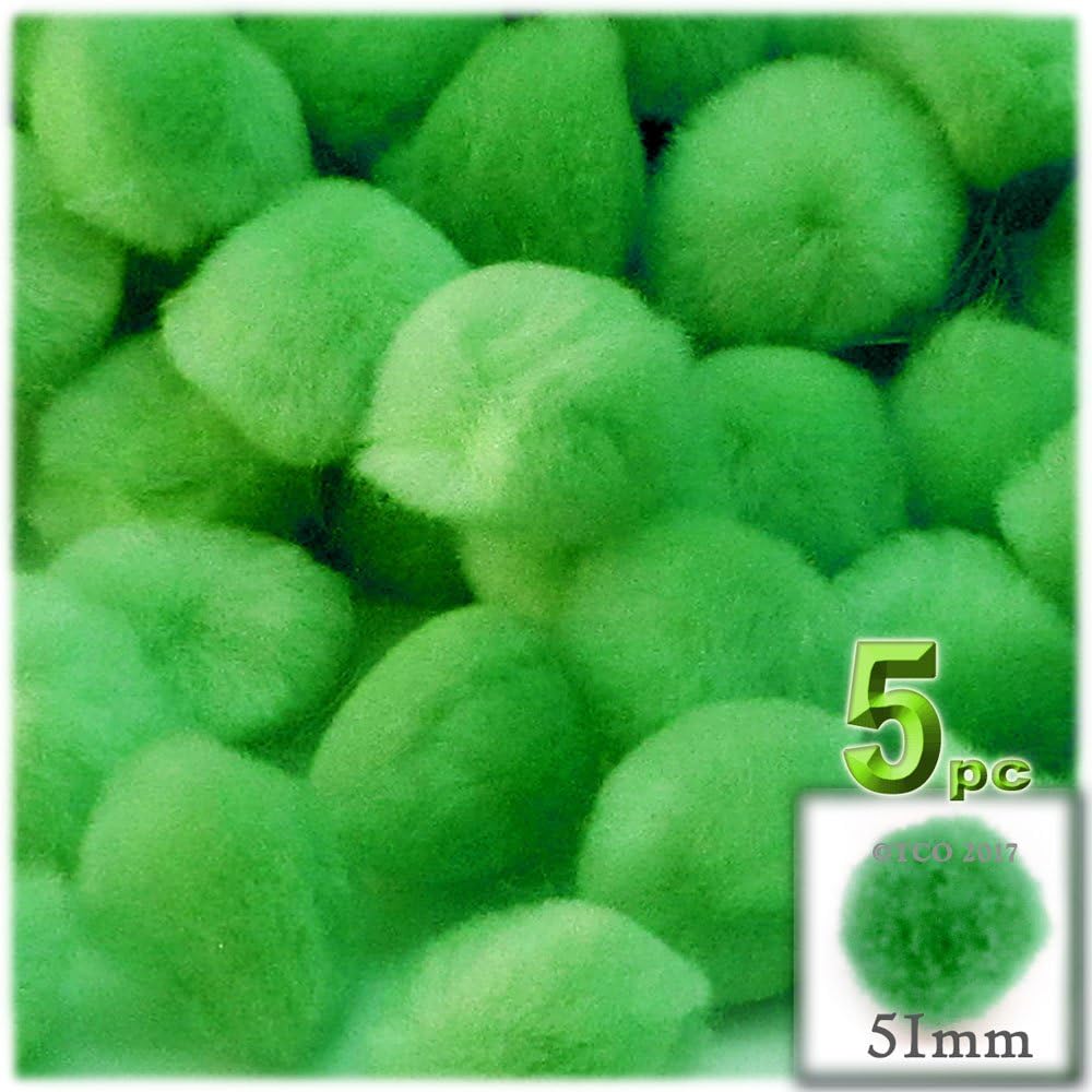 The Crafts Outlet 5-Piece Light Brown Pom Poms