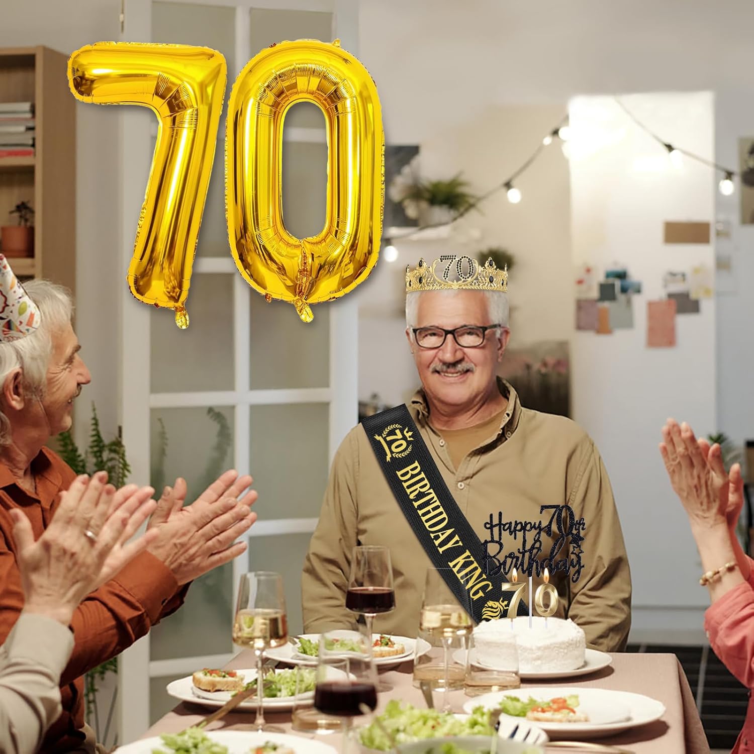 70th Birthday Party Decor for Men Pack