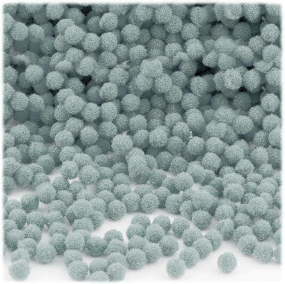 The Crafts Outlet 100 Piece Acrylic Pom Poms for Crafting