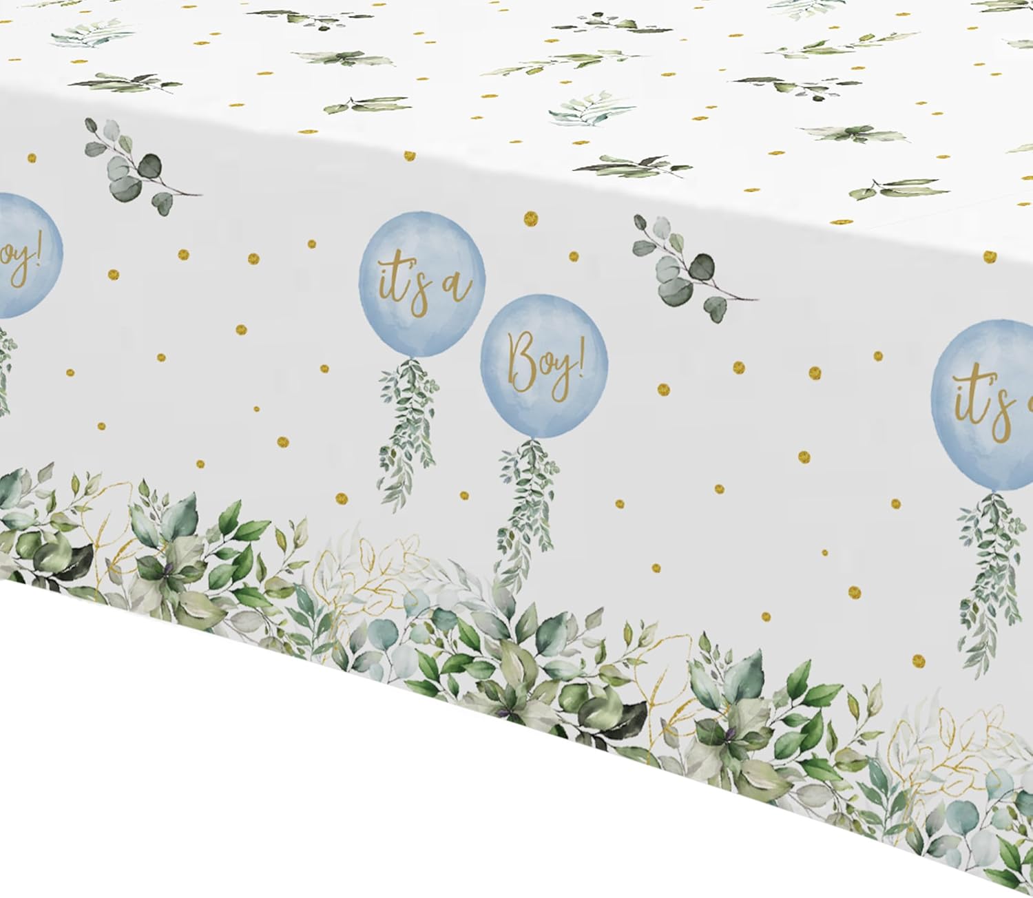 Baby Boy Balloon Party Tablecloth 3 Pack