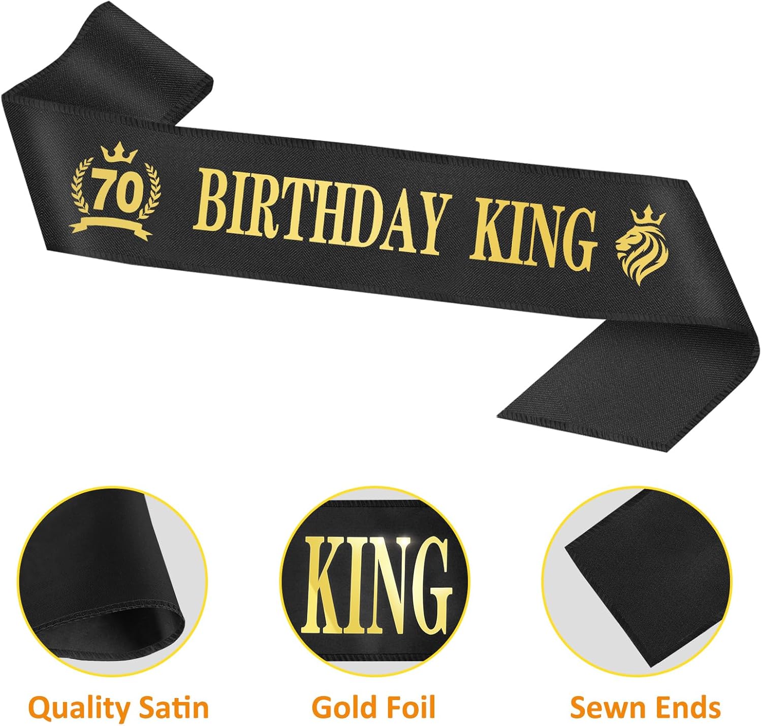 70th Birthday Party Decor for Men Pack