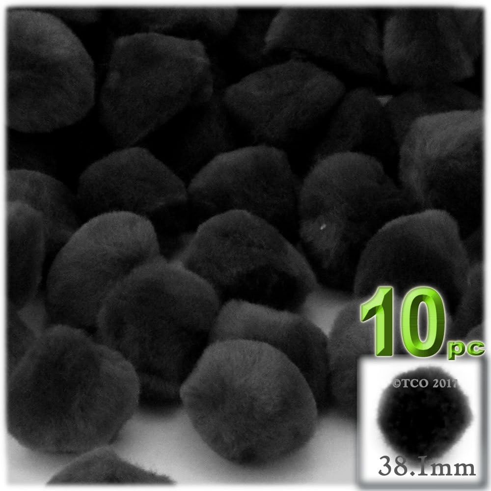 The Crafts Outlet 10-Piece Yellow Pom Poms