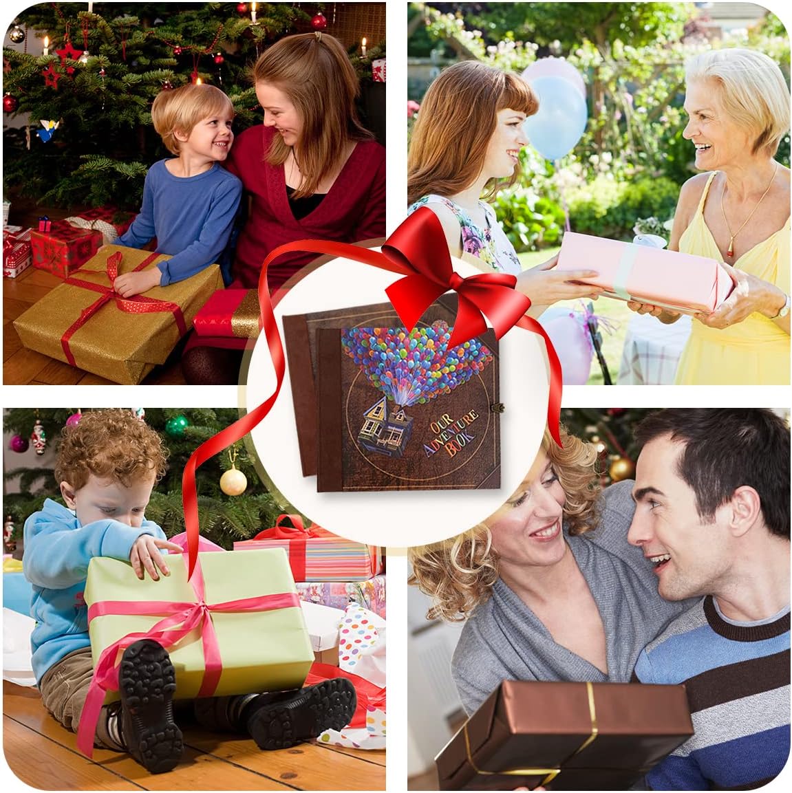 Retro Style Travel Photo Book with Gift Box