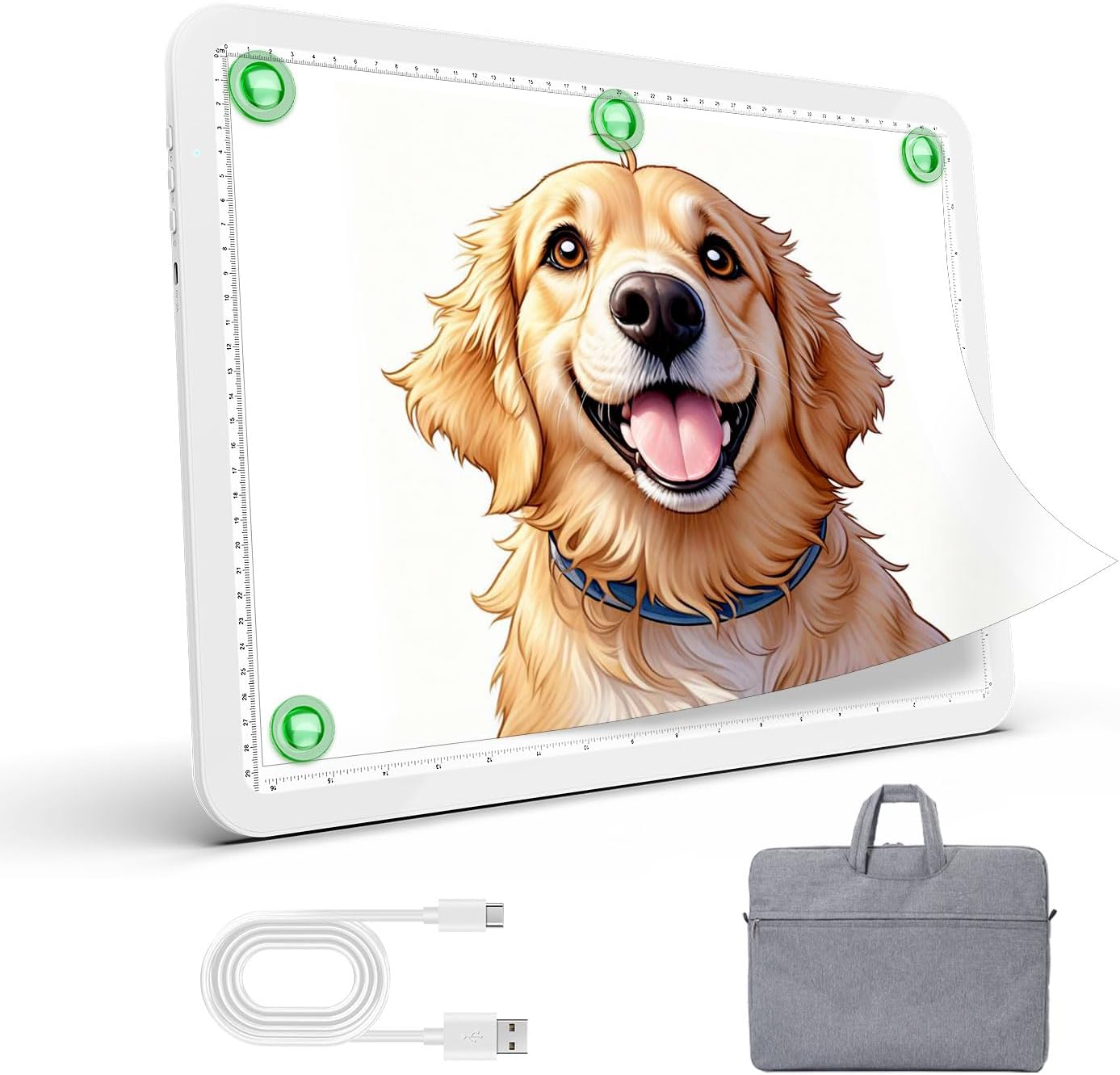 Zocelight A4 Light Pad with Bag 9000Lux Rechargeable