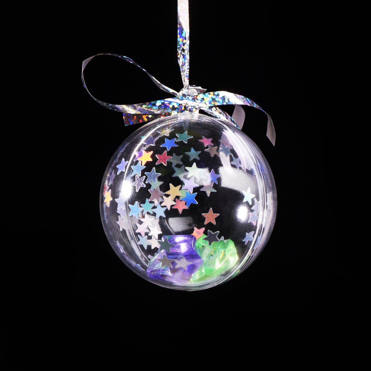 EBOOT Multicolor Holographic Star Confetti 14 Inch