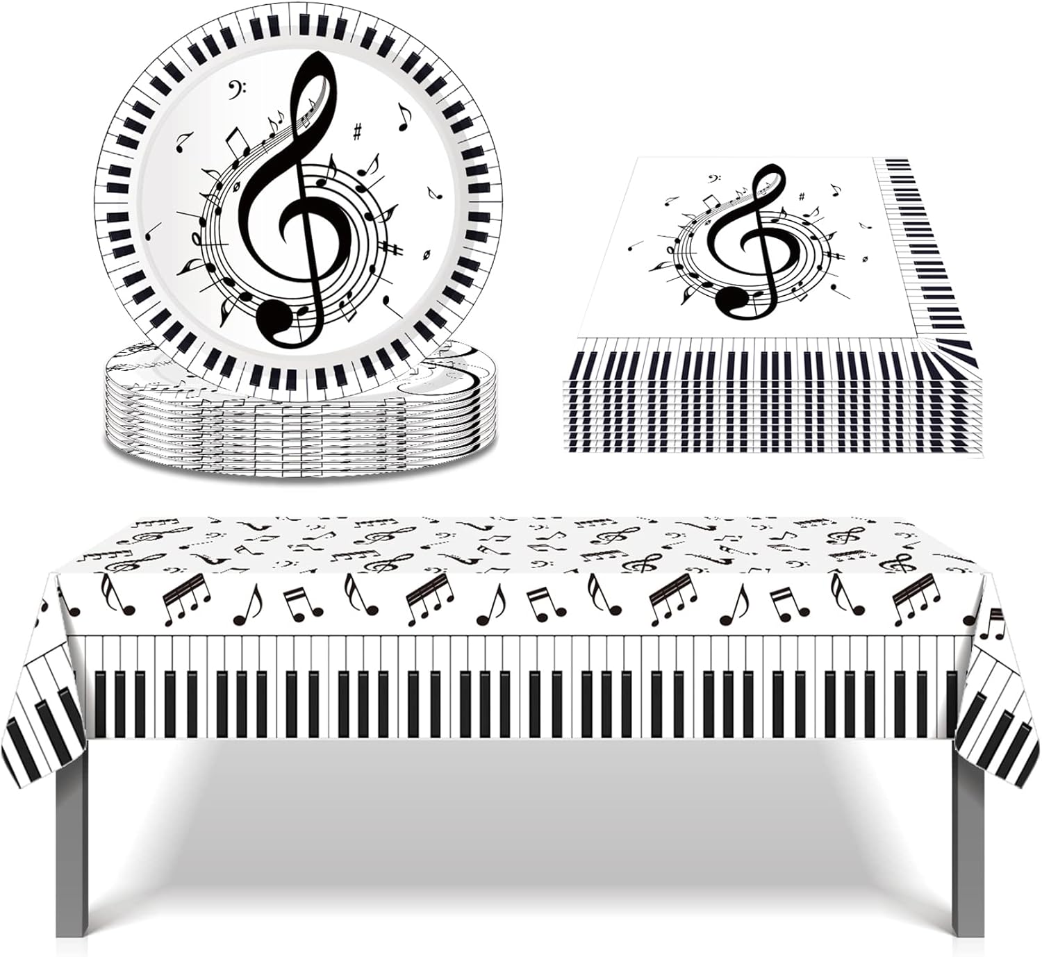 GZAMOF Music Theme Party Decorations Pack