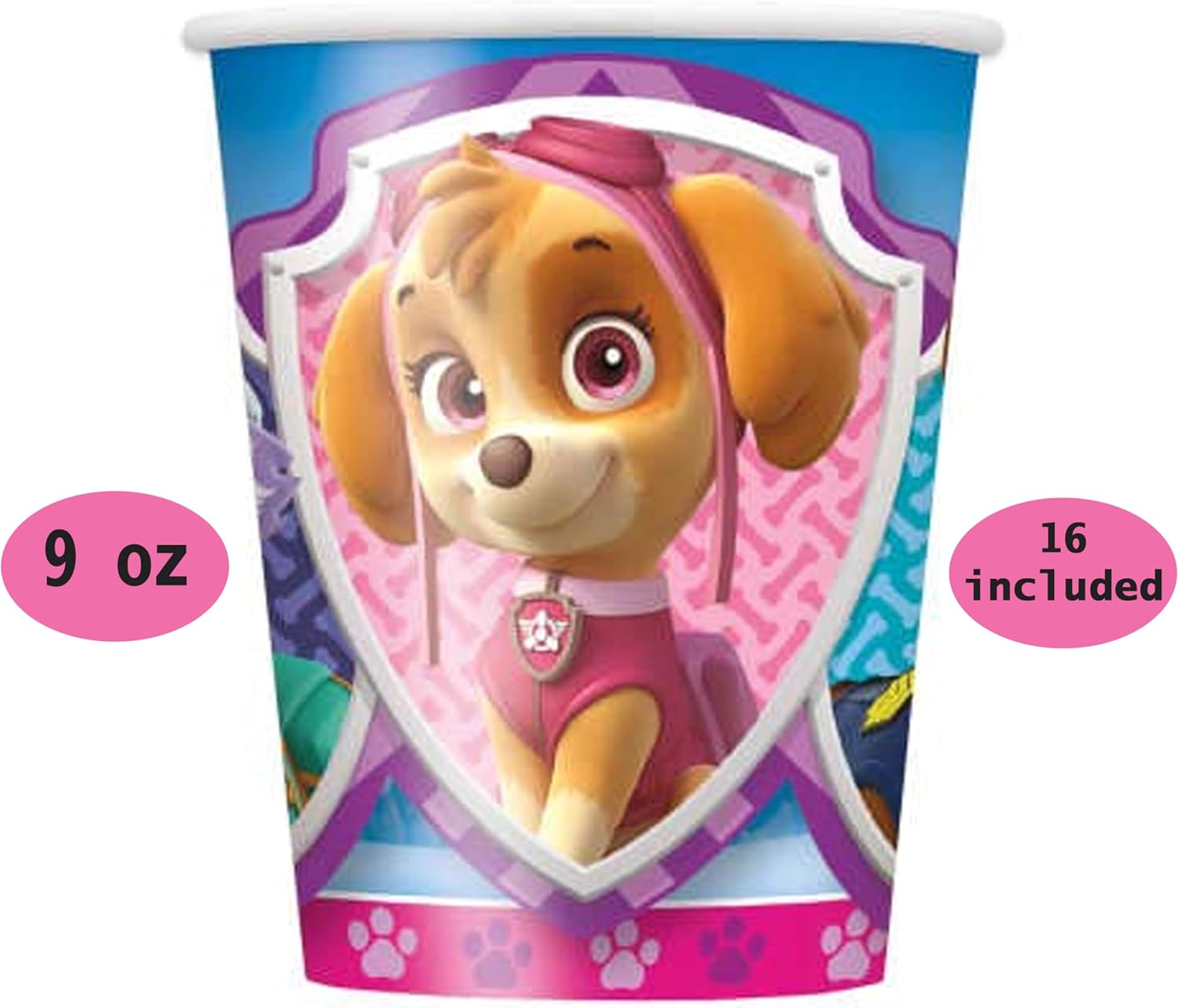 Paw Patrol Pink Party Pack for 16 Guests