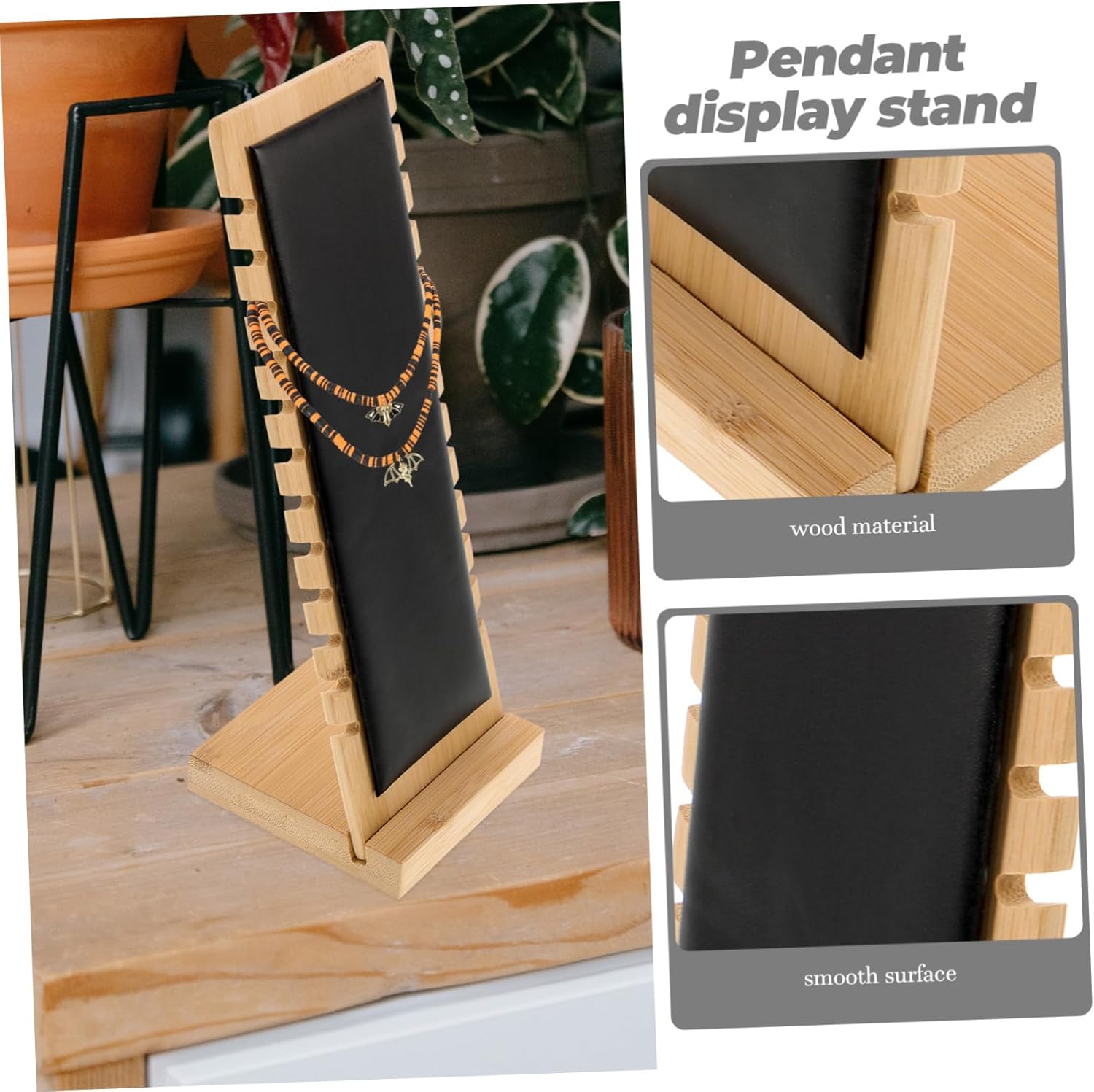 1pc Lightweight Freestanding Jewelry Display Stand for Necklaces and Chains