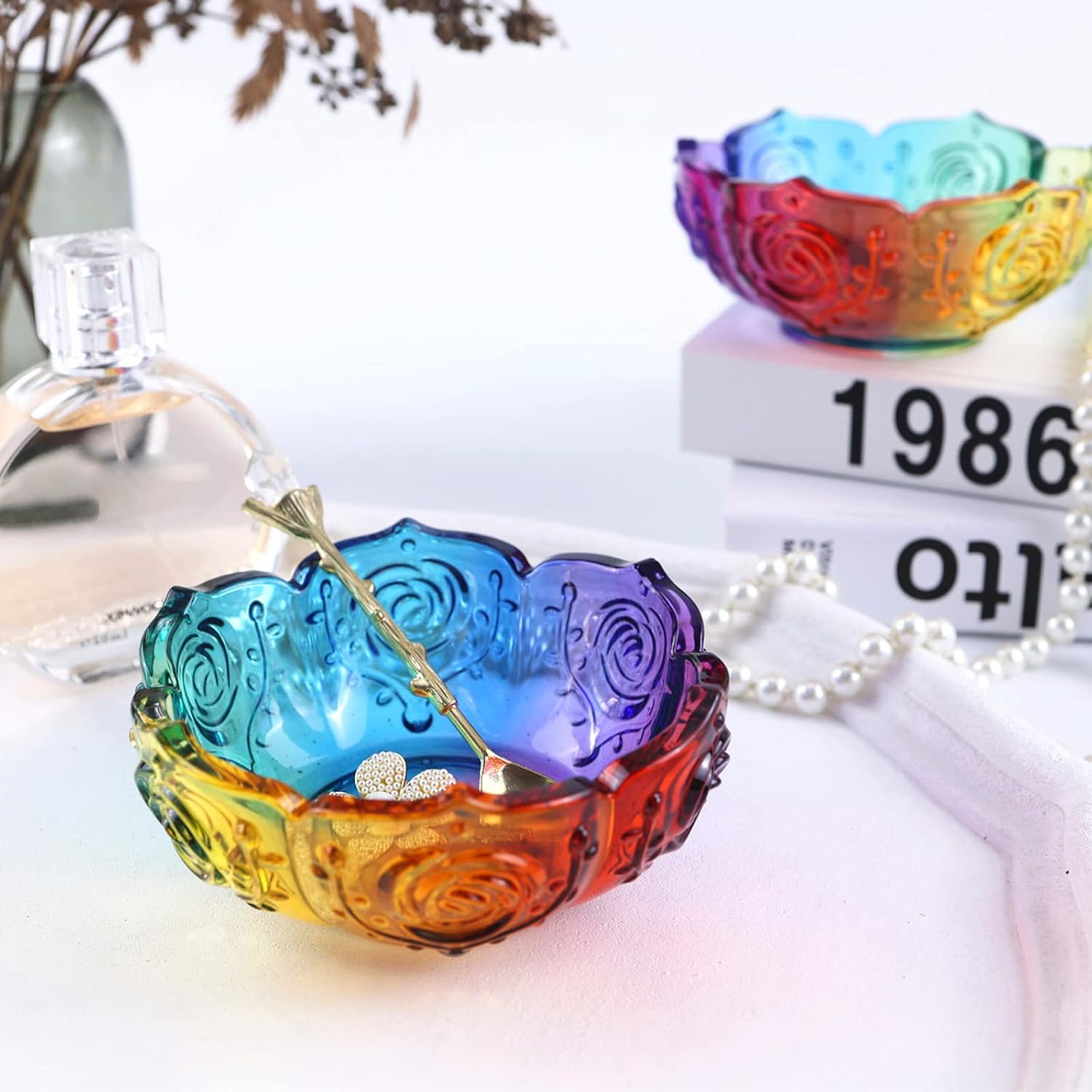 Flower Shape Resin Casting Mold for Crafts and Decor