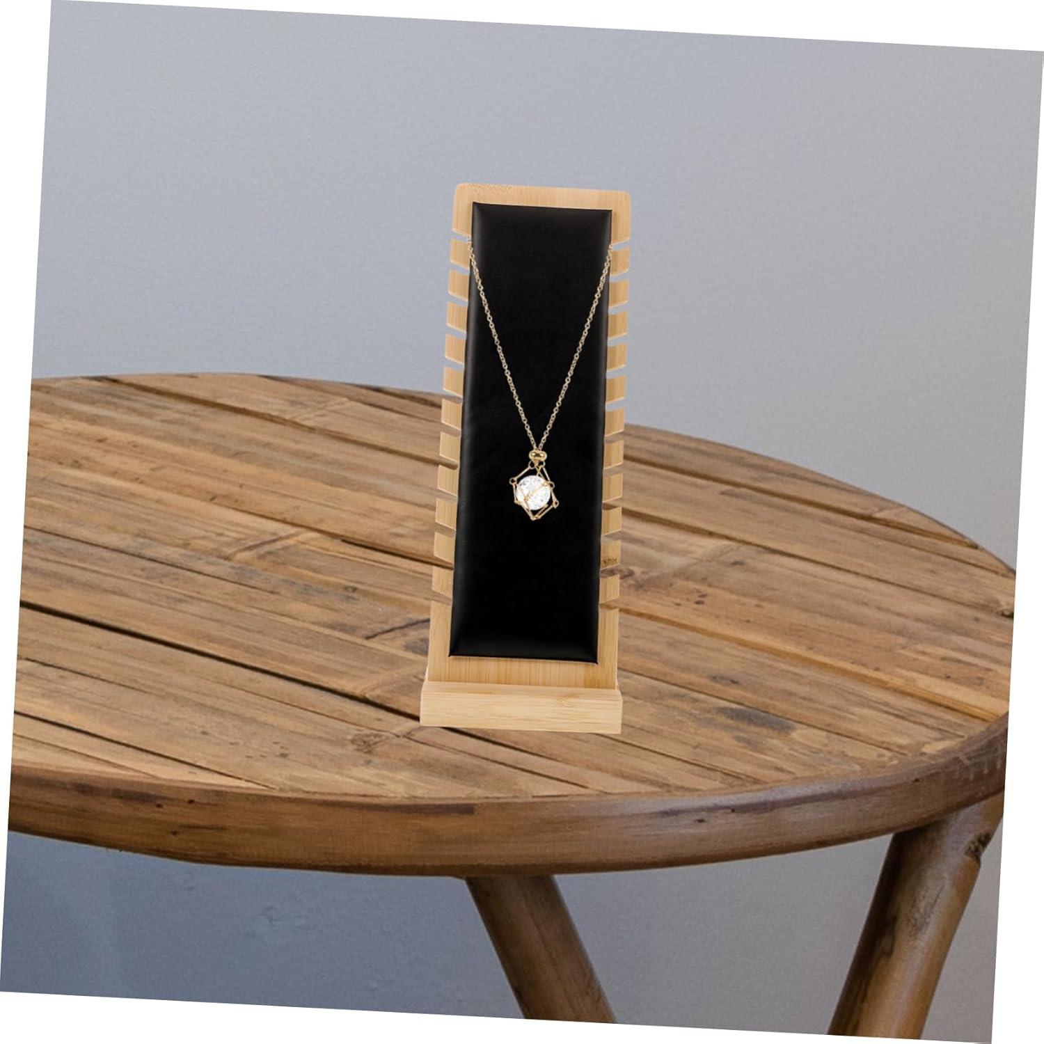 FRCOLOR Freestanding Necklace Easel Display Stand
