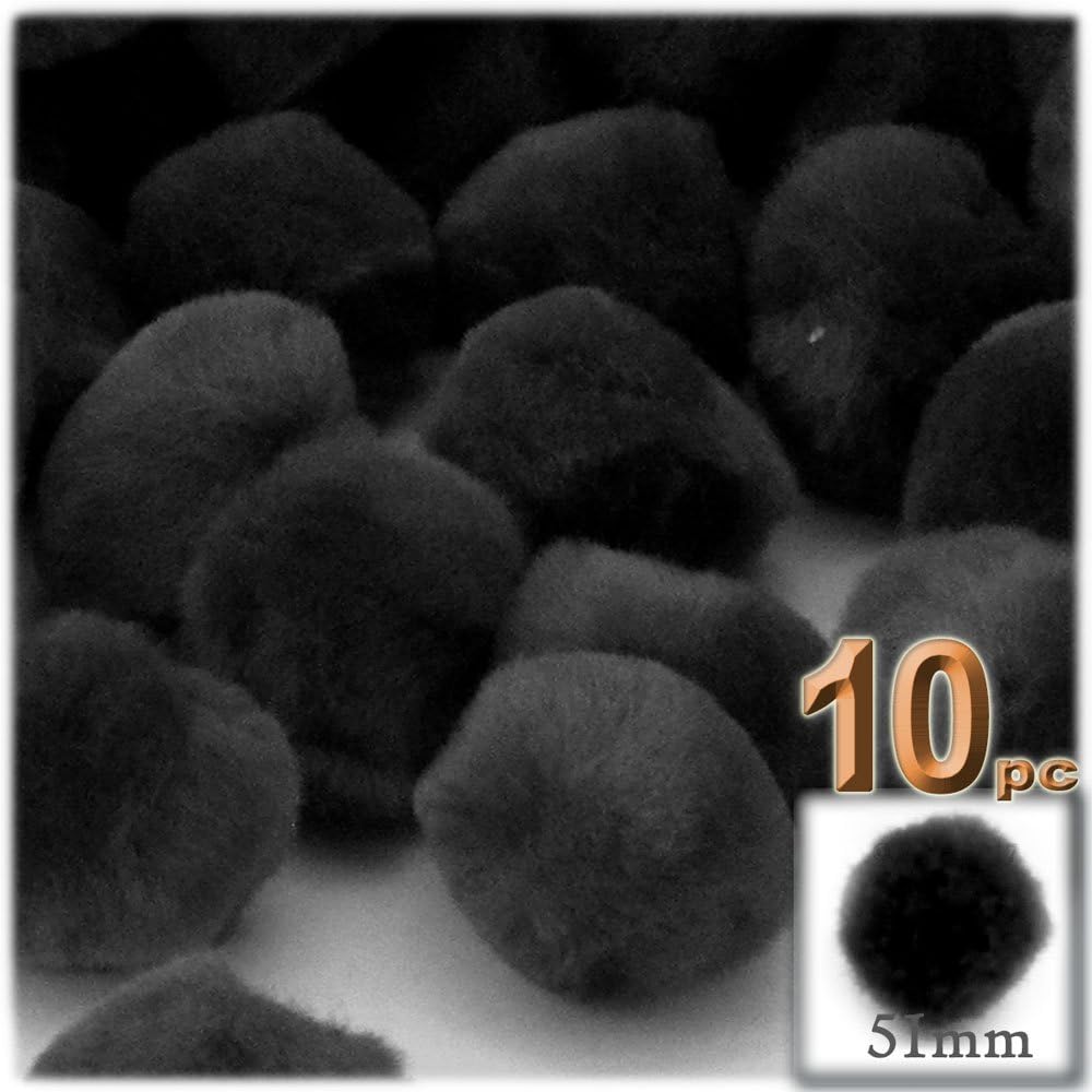 The Crafts Outlet 10-Piece Multi Purpose Pom Poms