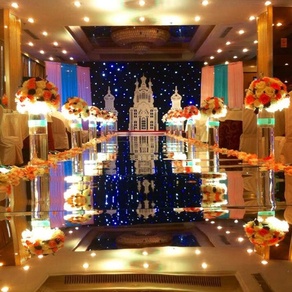 ANMINY 33x328ft Double Sided Reflective Aisle Runner Mirror Rug for Events and Home Decor