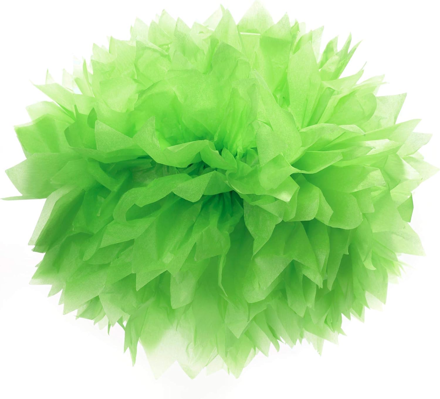 Andersons Kiwi Green Tissue Paper Pom Pom Decoration 16 Inch 3 Count