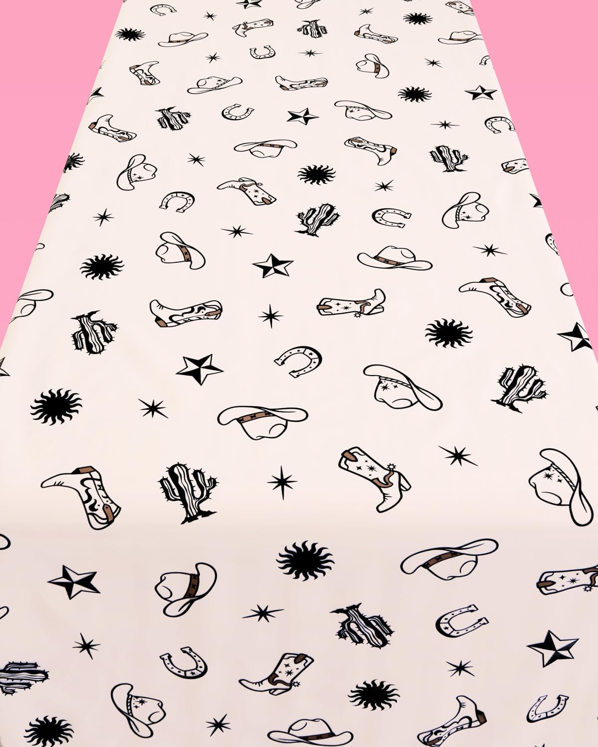 XO Fetti Western Tablecloth 9 x 45