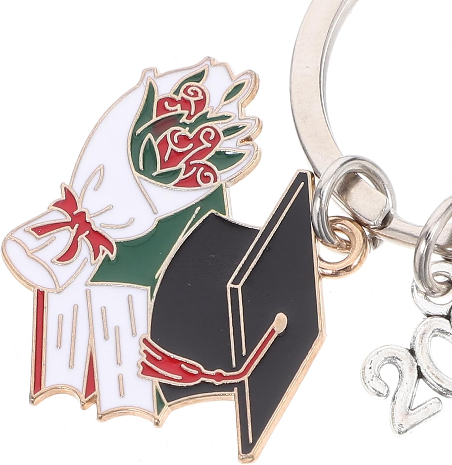 LUOZZY 2 Pcs Graduation Keychain Keepsake Gift
