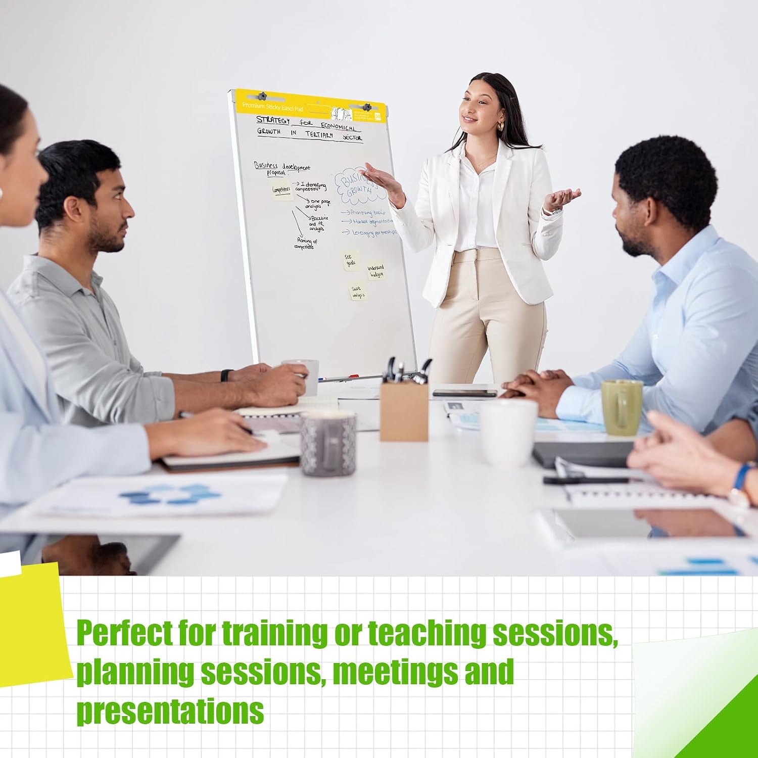 ReliThick 12 Pads Sticky Easel Paper for Teachers