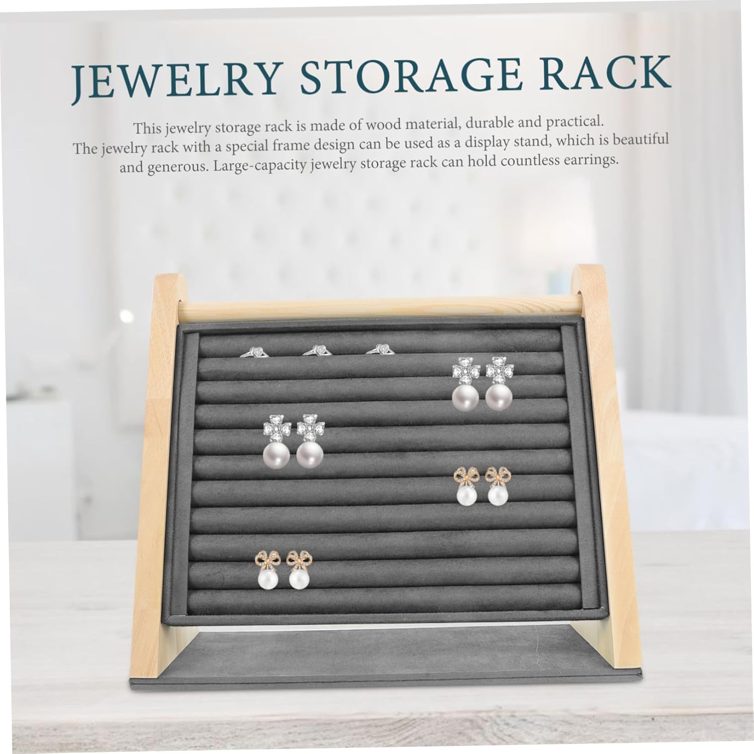 Practical Earring Storage Rack Stylish Jewelry Organizer for Retail Displays Weddings and Special Occasions