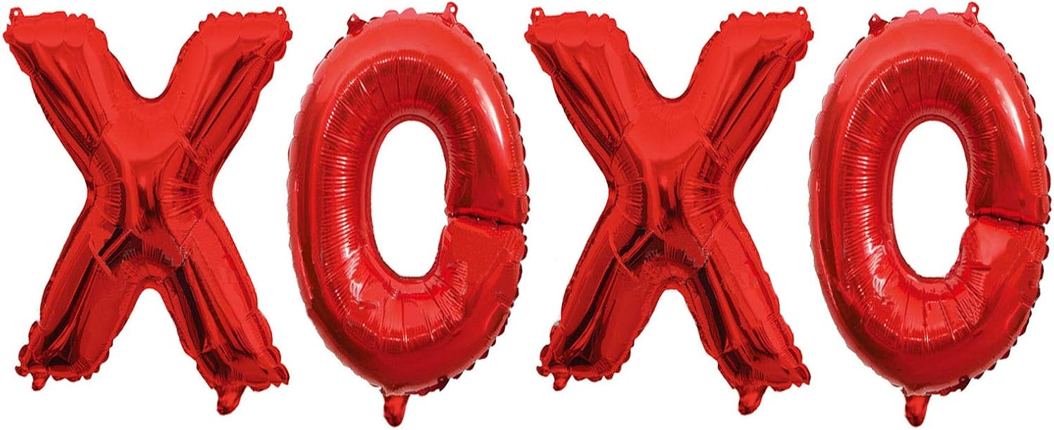 Soochat XOXO Balloons Valentine Day Decorations