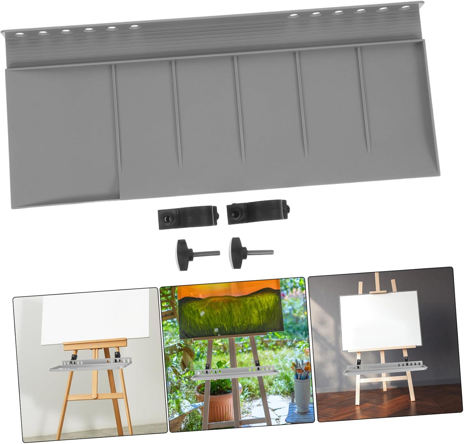Detachable Hand Crank Easel Tray Portable Art Platform