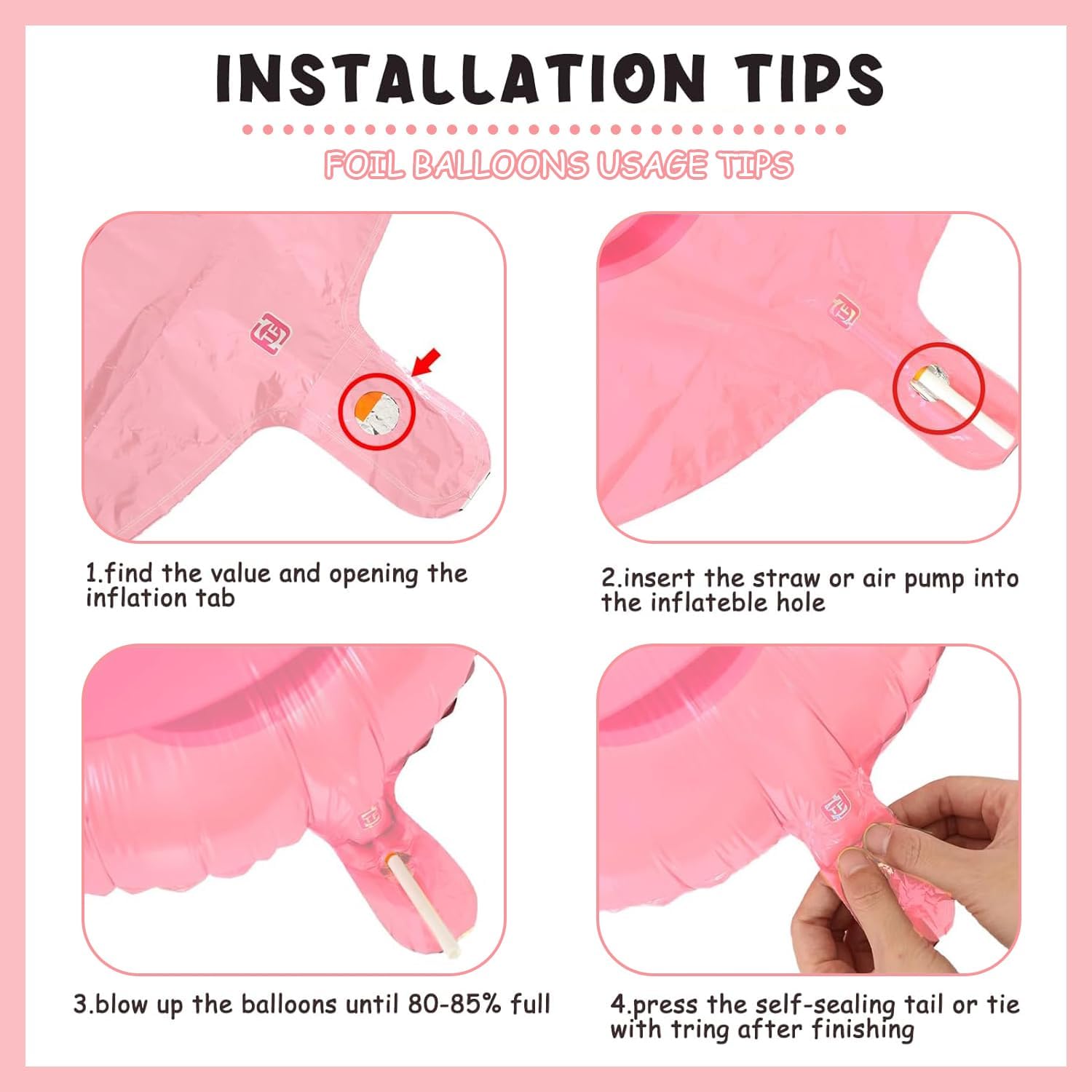 Merrystorm Shes Tying the Knot Foil Balloon Banner Pink Wedding Decorations