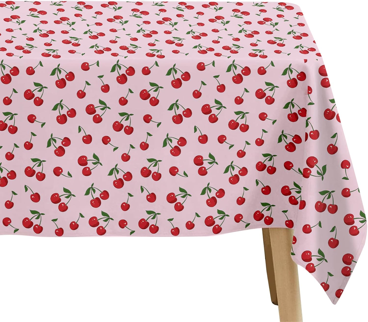 Cherry Birthday Decorations Tablecloth 3 Pack Disposable Fruit Theme Party Supplies for Celebrations