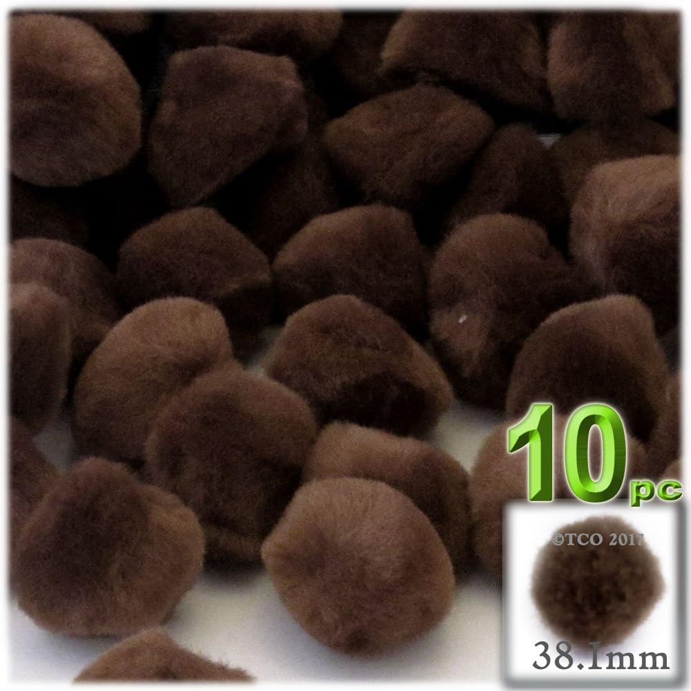 The Crafts Outlet 10-Piece Yellow Pom Poms