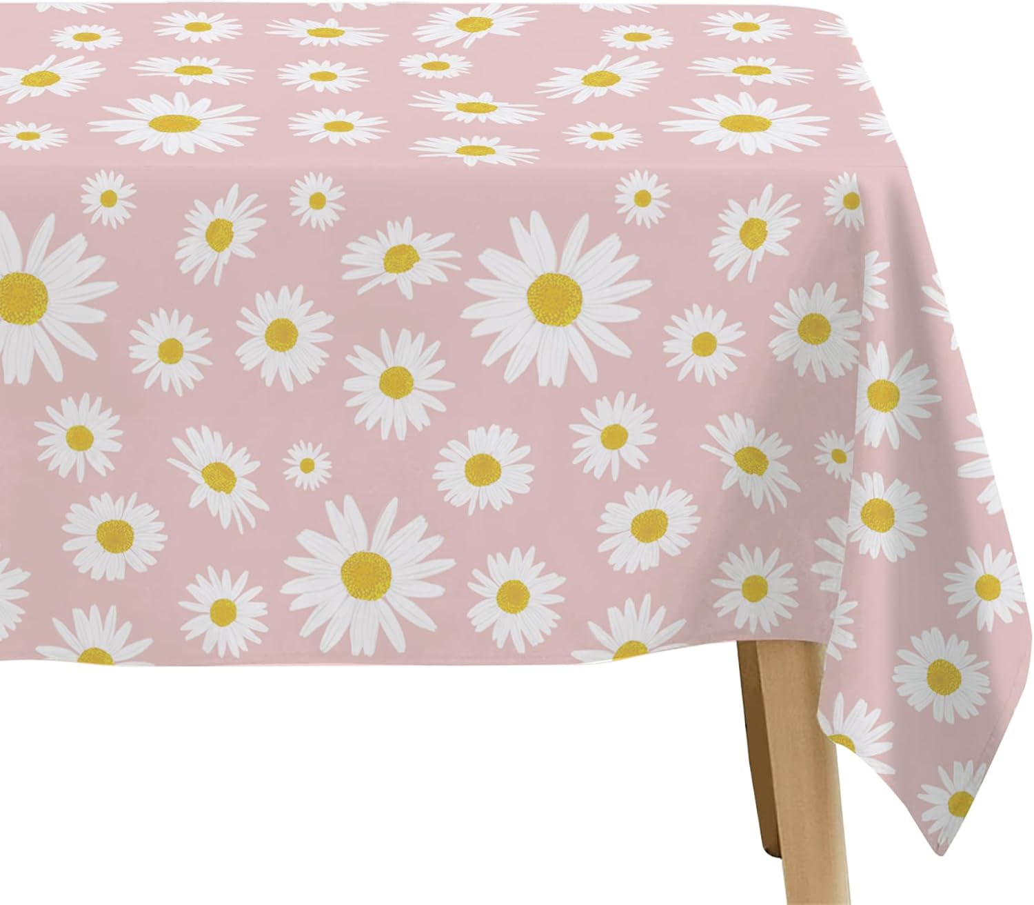 Xigejob Daisy Party Tablecloth 3Pack 54in x 108in