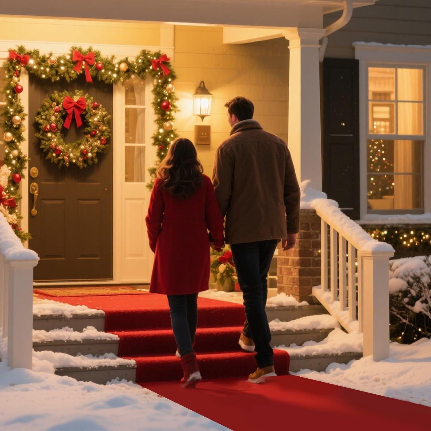 Red Carpet Runner for Party 100 GSM Felt Non-Woven Fabric Runway Carpet for Event