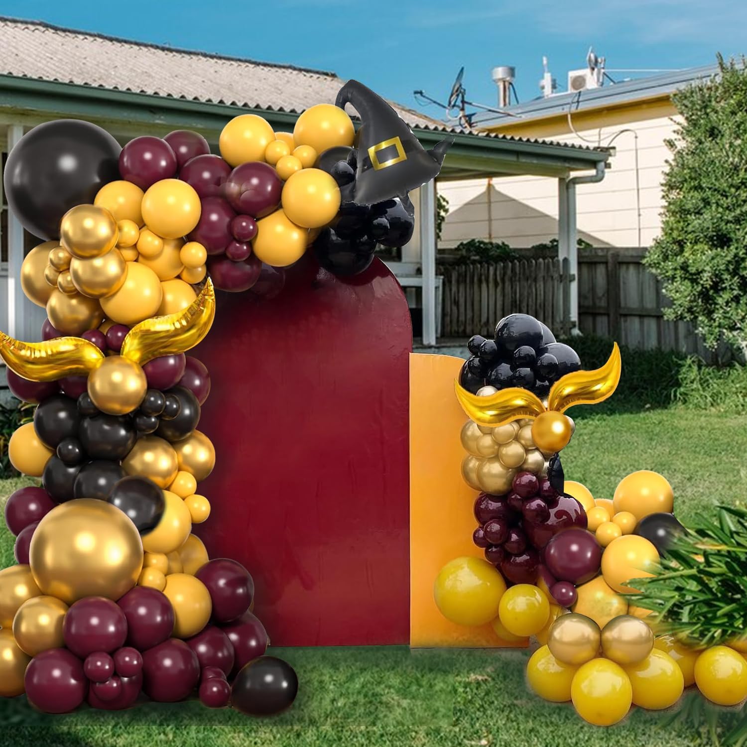 Halloween Balloon Arch Kit 139Pcs Wizard Theme Decor