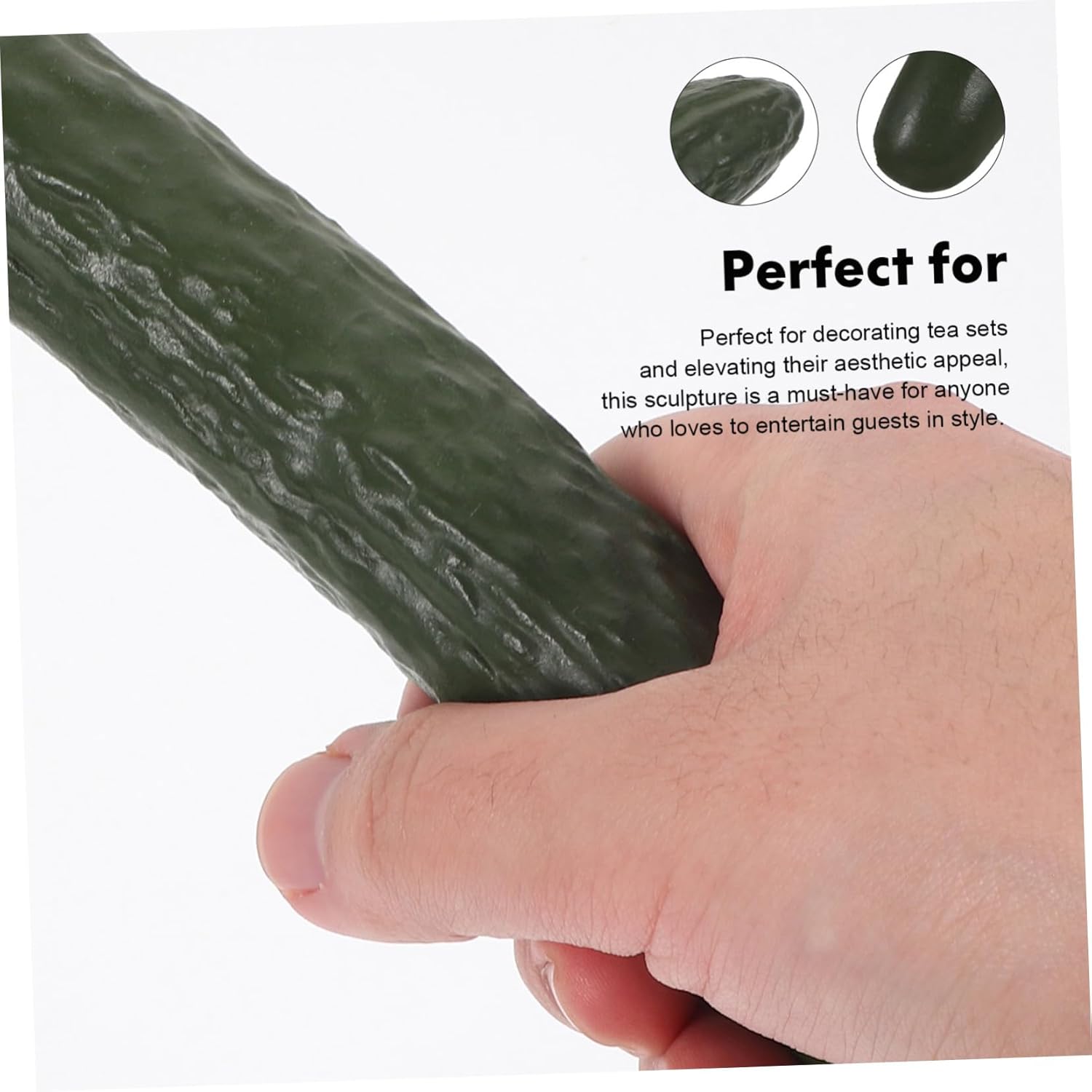 Ceramic Cucumber Calligraphy Brush Holder Decor